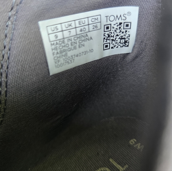 Toms Kallie Gray Suede, Boho-chic Cut-out, Stacked Wedge Comfort Bootie WMS 9W - Picture 13 of 16